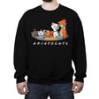 Aristofriends - Crew Neck Sweatshirt Crew Neck Sweatshirt RIPT Apparel Small / Black