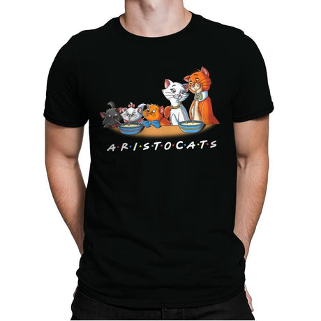 Aristofriends - Mens Premium T-Shirts RIPT Apparel Small / Black
