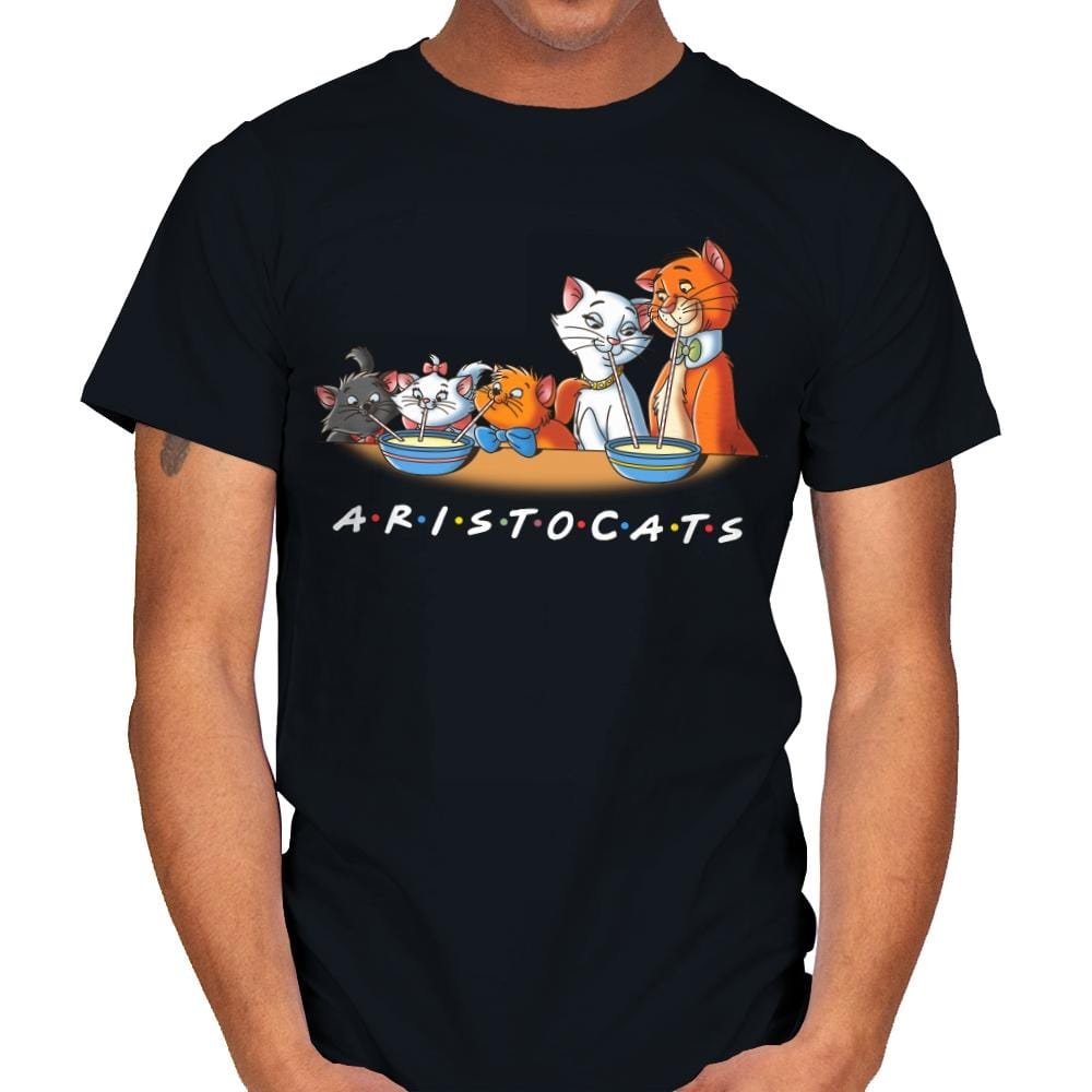 Aristofriends - Mens T-Shirts RIPT Apparel Small / Black