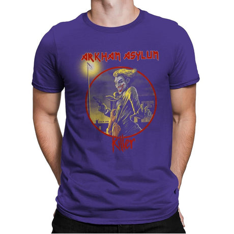 Arkham Asylum Exclusive - Best Seller - Mens Premium T-Shirts RIPT Apparel Small / Purple Rush