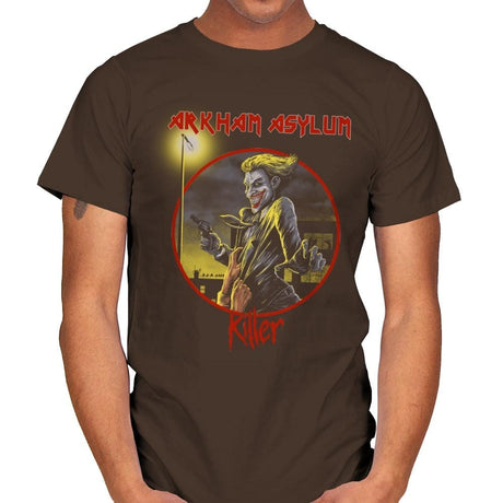 Arkham Asylum Exclusive - Best Seller - Mens T-Shirts RIPT Apparel Small / Dark Chocolate