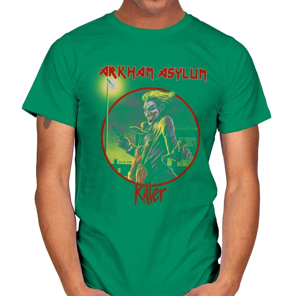 Arkham Asylum Exclusive - Best Seller - Mens T-Shirts RIPT Apparel Small / Kelly Green