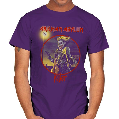Arkham Asylum Exclusive - Best Seller - Mens T-Shirts RIPT Apparel Small / Purple
