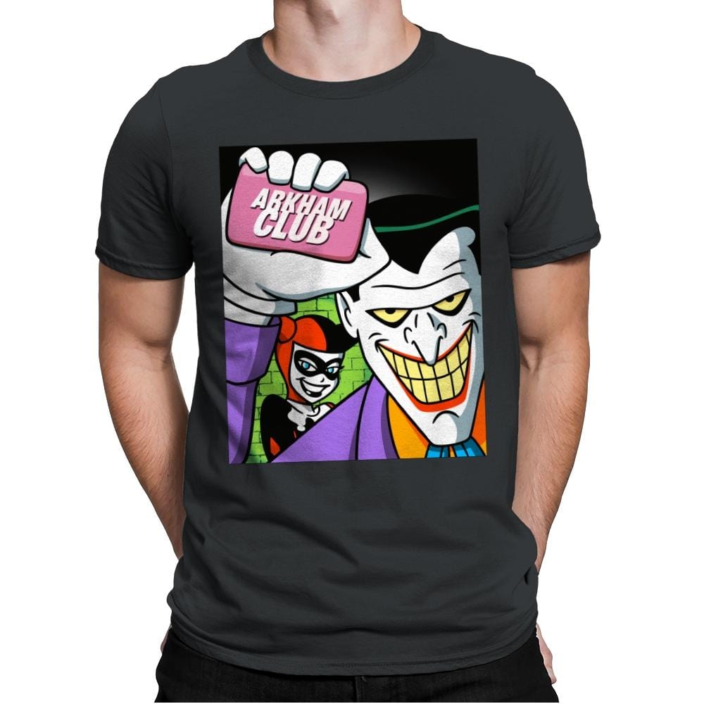 Arkham Club - Mens Premium T-Shirts RIPT Apparel Small / Heavy Metal