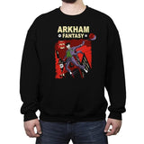 Arkham Fantasy - Crew Neck Sweatshirt Crew Neck Sweatshirt RIPT Apparel Small / Black