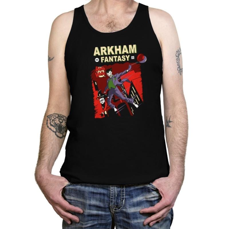 Arkham Fantasy - Tanktop Tanktop RIPT Apparel X-Small / Black