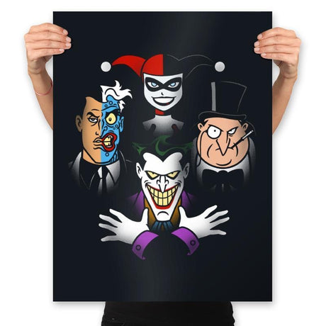 Arkham Rhapsody - Prints Posters RIPT Apparel 18x24 / Black