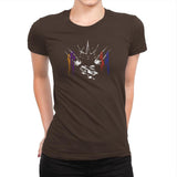 Armored Savagery Exclusive - Womens Premium T-Shirts RIPT Apparel Small / Dark Chocolate