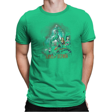 Army of Robots Exclusive - Mens Premium T-Shirts RIPT Apparel Small / Kelly Green