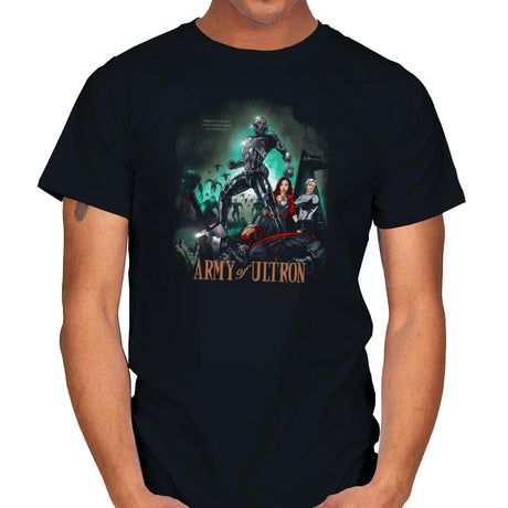Army of Robots Exclusive - Mens T-Shirts RIPT Apparel Small / Black