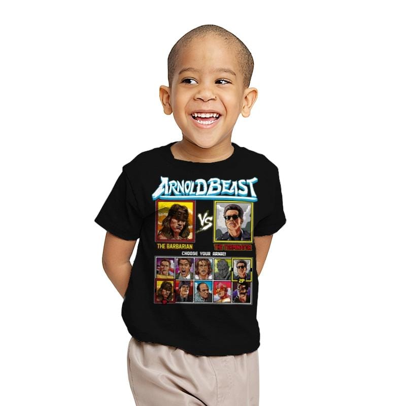 Arnold Beast - Youth T-Shirts RIPT Apparel X-small / Black
