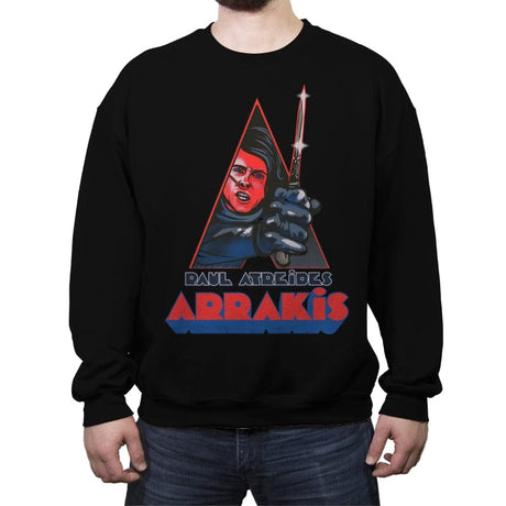 Arrakis - Crew Neck Sweatshirt Crew Neck Sweatshirt RIPT Apparel Small / Black