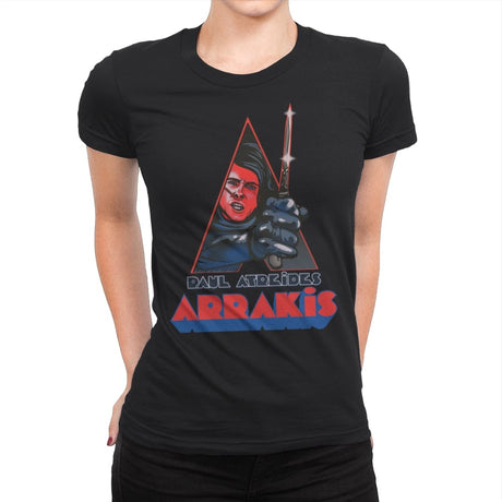 Arrakis - Womens Premium T-Shirts RIPT Apparel Small / Black