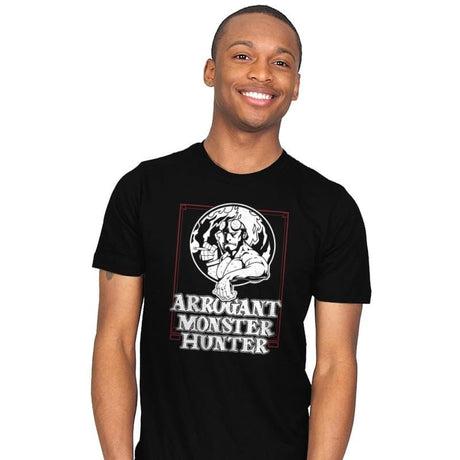 Arrogant Monster Hunter - Mens T-Shirts RIPT Apparel