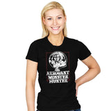 Arrogant Monster Hunter - Womens T-Shirts RIPT Apparel