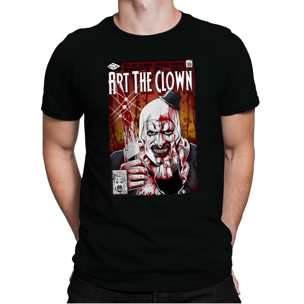 Art the Clown - Mens Premium T-Shirts RIPT Apparel Small / Black