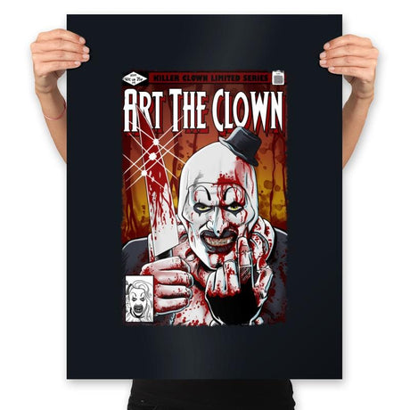 Art the Clown - Prints Posters RIPT Apparel 18x24 / Black