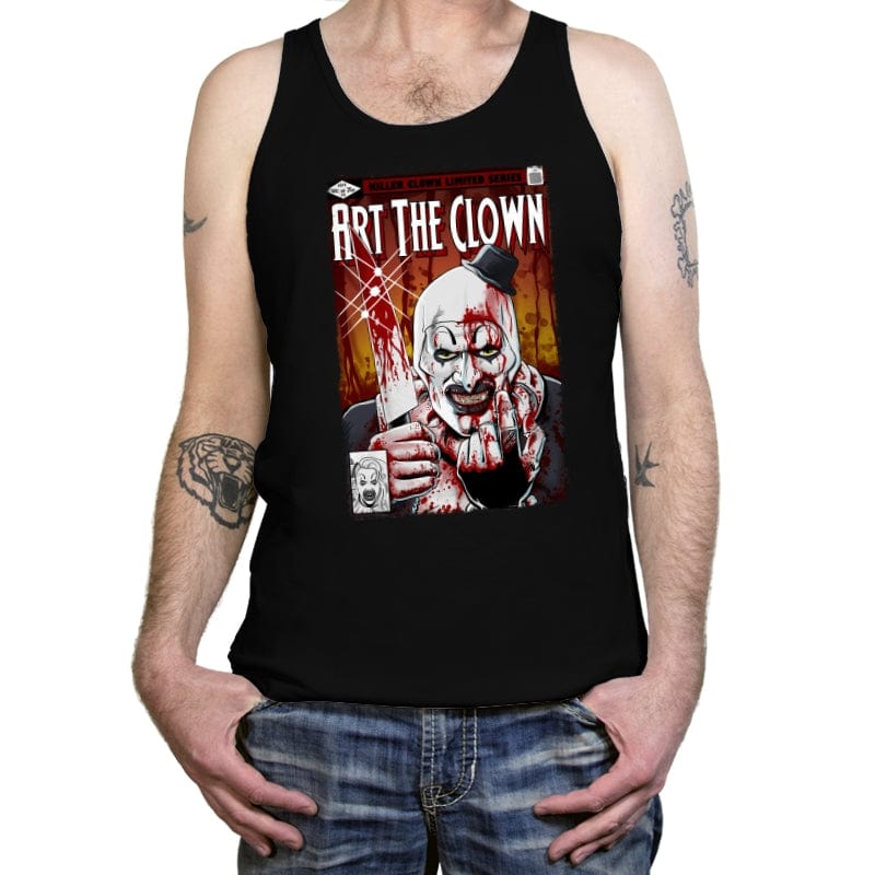 Art the Clown - Tanktop Tanktop RIPT Apparel X-Small / Black