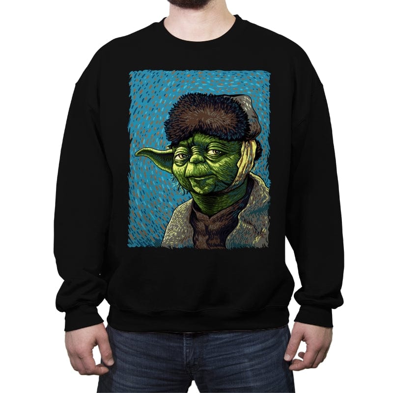 Artist from a Galaxy Far Far Away - Crew Neck Sweatshirt Crew Neck Sweatshirt RIPT Apparel Small / Black