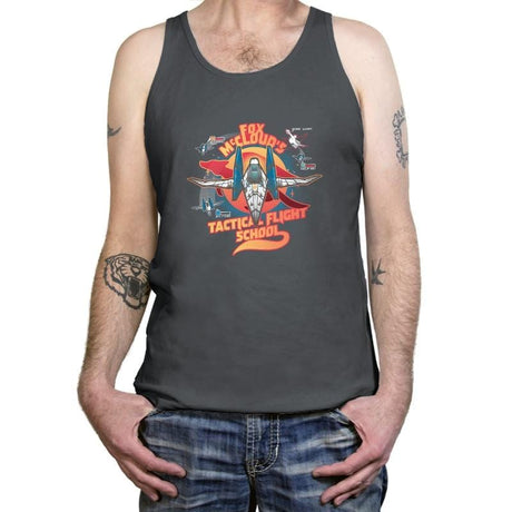 Arwing Flight School Exclusive - Tanktop Tanktop RIPT Apparel X-Small / Asphalt