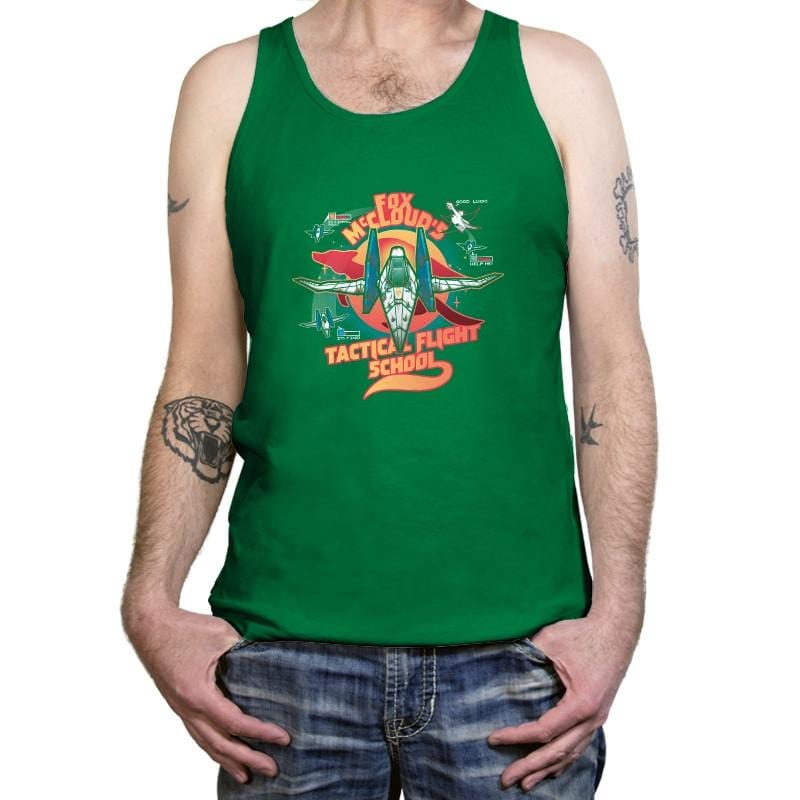 Arwing Flight School Exclusive - Tanktop Tanktop RIPT Apparel X-Small / Kelly