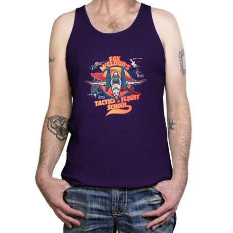 Arwing Flight School Exclusive - Tanktop Tanktop RIPT Apparel X-Small / Team Purple