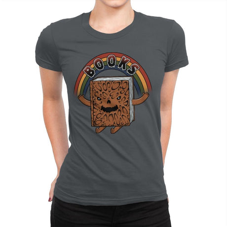 As Long As We Have Books - Womens Premium T-Shirts RIPT Apparel Small / Heavy Metal
