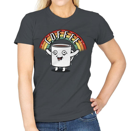 As long as we have coffee - Womens T-Shirts RIPT Apparel Small / Charcoal