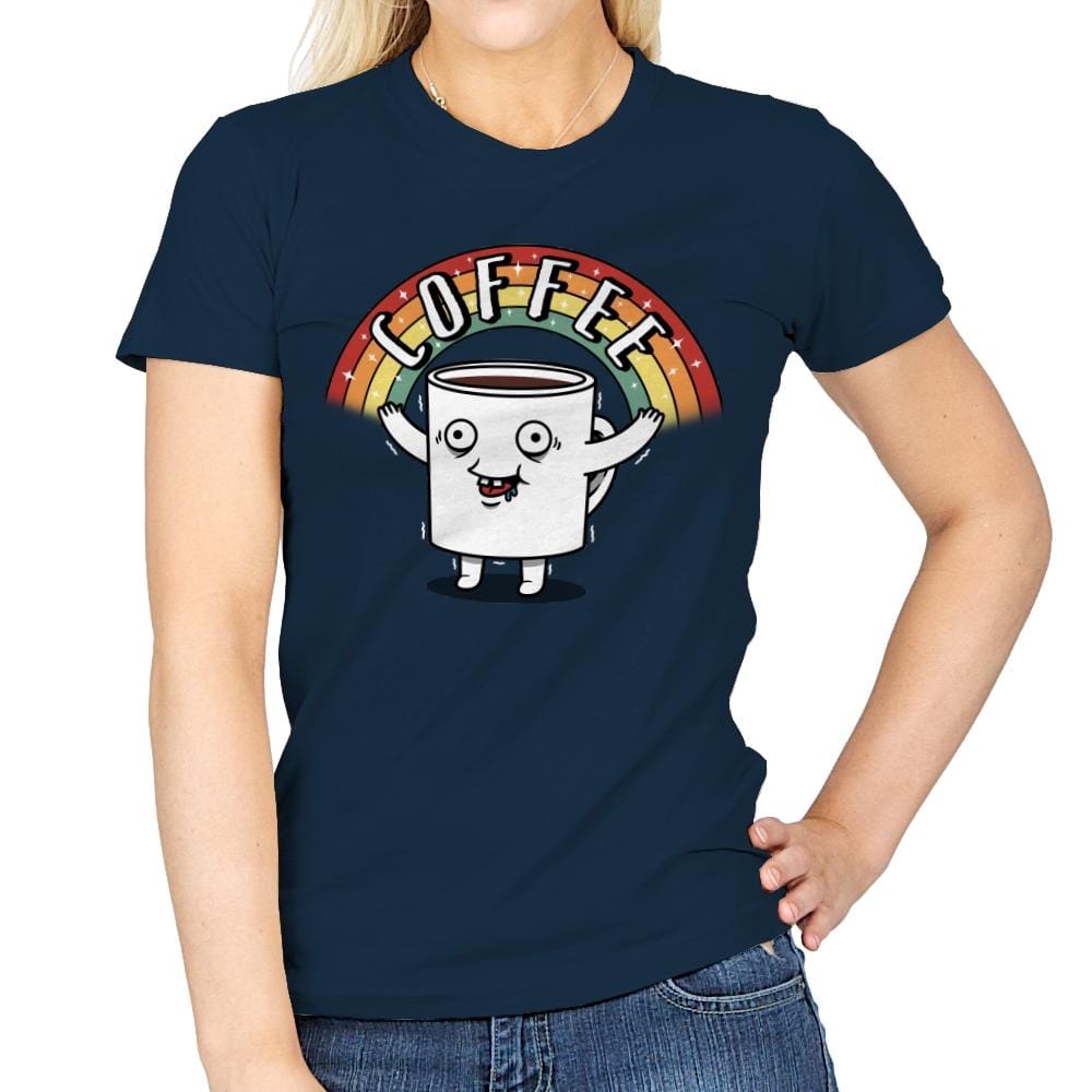 As long as we have coffee - Womens T-Shirts RIPT Apparel Small / Navy