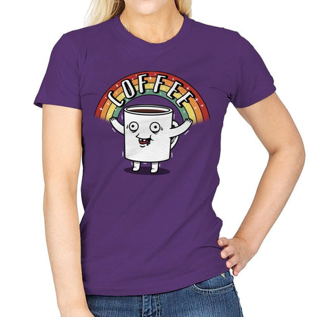 As long as we have coffee - Womens T-Shirts RIPT Apparel Small / Purple