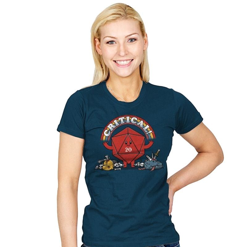 As long as we have our Imagination - Womens T-Shirts RIPT Apparel Small / Indigo