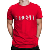 Ash Groovy - Mens Premium T-Shirts RIPT Apparel Small / Red