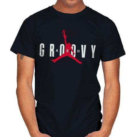 Ash Groovy - Mens T-Shirts RIPT Apparel Small / Black