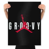 Ash Groovy - Prints Posters RIPT Apparel 18x24 / Black