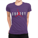 Ash Groovy - Womens Premium T-Shirts RIPT Apparel Small / Purple Rush