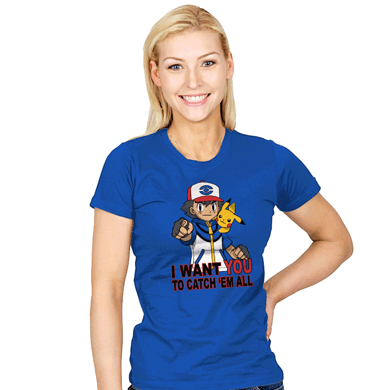 Ash Wants You - Womens T-Shirts RIPT Apparel