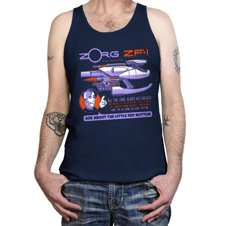 Ask About the Little Red Button - Tanktop Tanktop RIPT Apparel