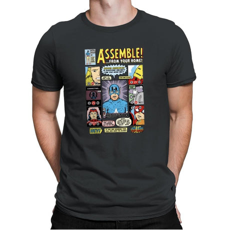 Assemble At Home - Mens Premium T-Shirts RIPT Apparel Small / Heavy Metal
