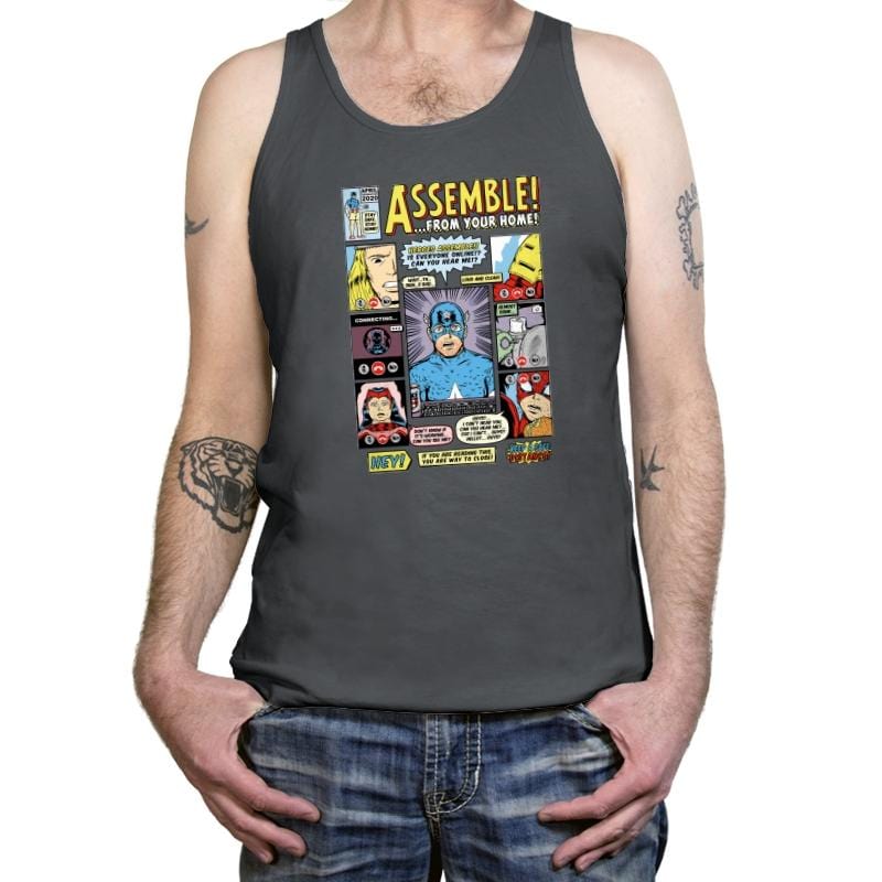 Assemble At Home - Tanktop Tanktop RIPT Apparel X-Small / Asphalt