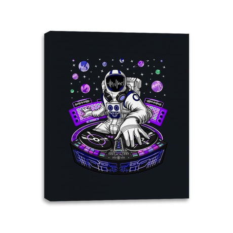 Astronaut DJ - Canvas Wraps Canvas Wraps RIPT Apparel 11x14 / Black