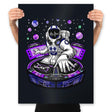 Astronaut DJ - Prints Posters RIPT Apparel 18x24 / Black