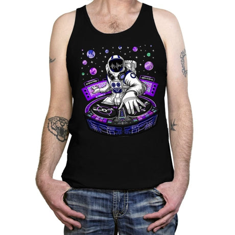 Astronaut DJ - Tanktop Tanktop RIPT Apparel X-Small / Black