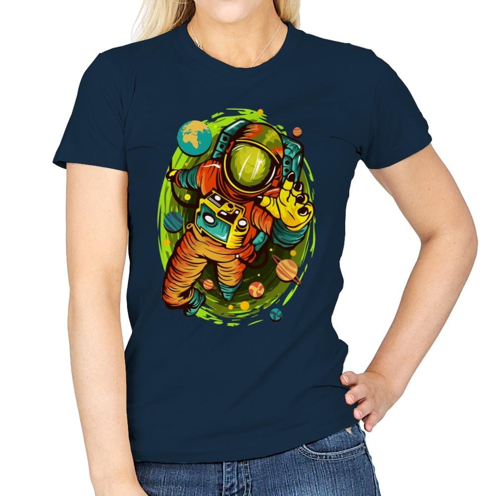 Astrophycho - Womens T-Shirts RIPT Apparel Small / Navy