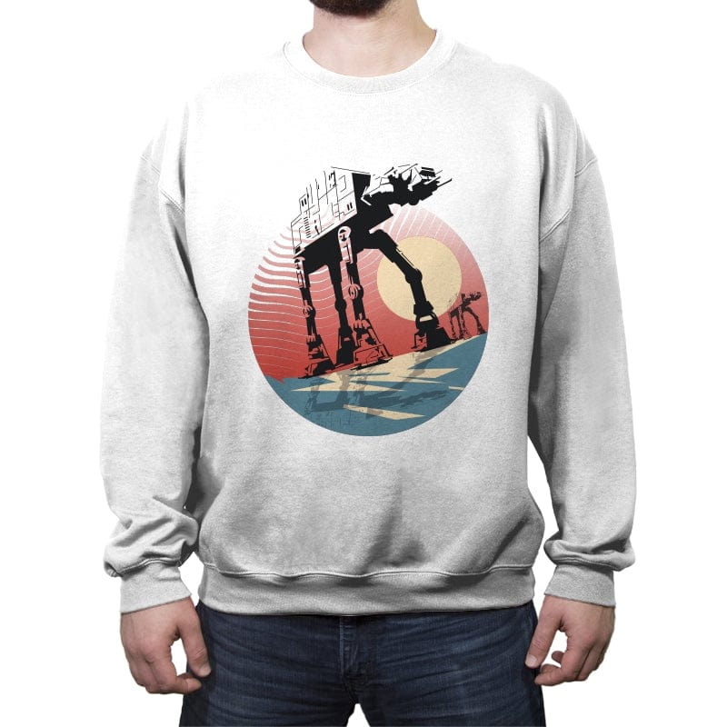 AT AT - Crew Neck Sweatshirt Crew Neck Sweatshirt RIPT Apparel Small / White