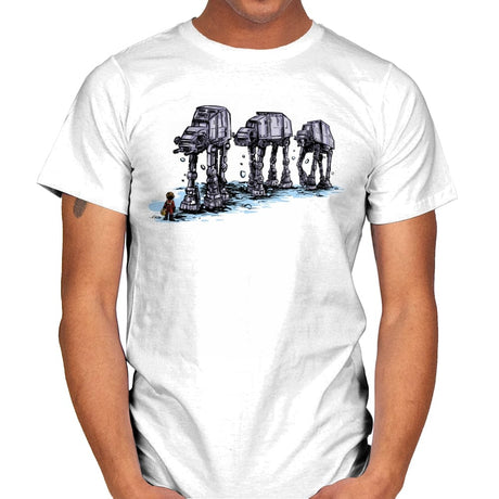 AT-AT Man - Mens T-Shirts RIPT Apparel Small / White