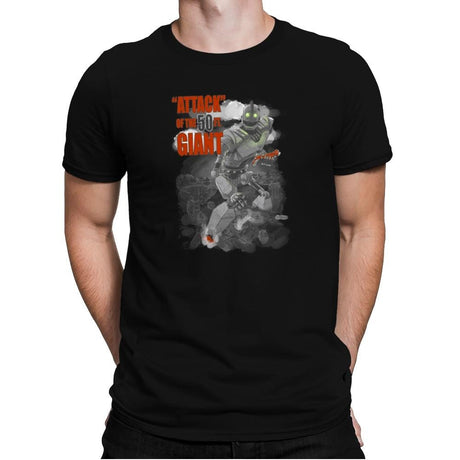 "Attack" of the 50 ft Giant Exclusive - Mens Premium T-Shirts RIPT Apparel Small / Black
