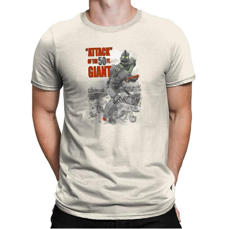 "Attack" of the 50 ft Giant Exclusive - Mens Premium T-Shirts RIPT Apparel Small / Natural
