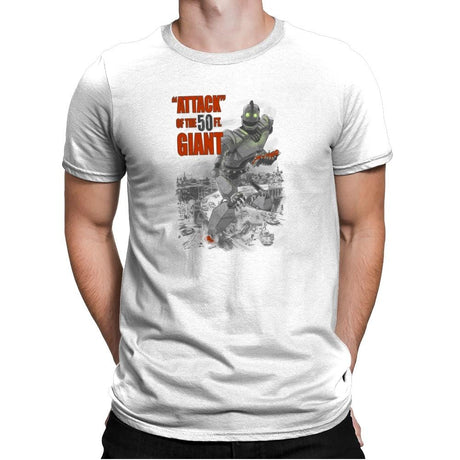 "Attack" of the 50 ft Giant Exclusive - Mens Premium T-Shirts RIPT Apparel Small / White