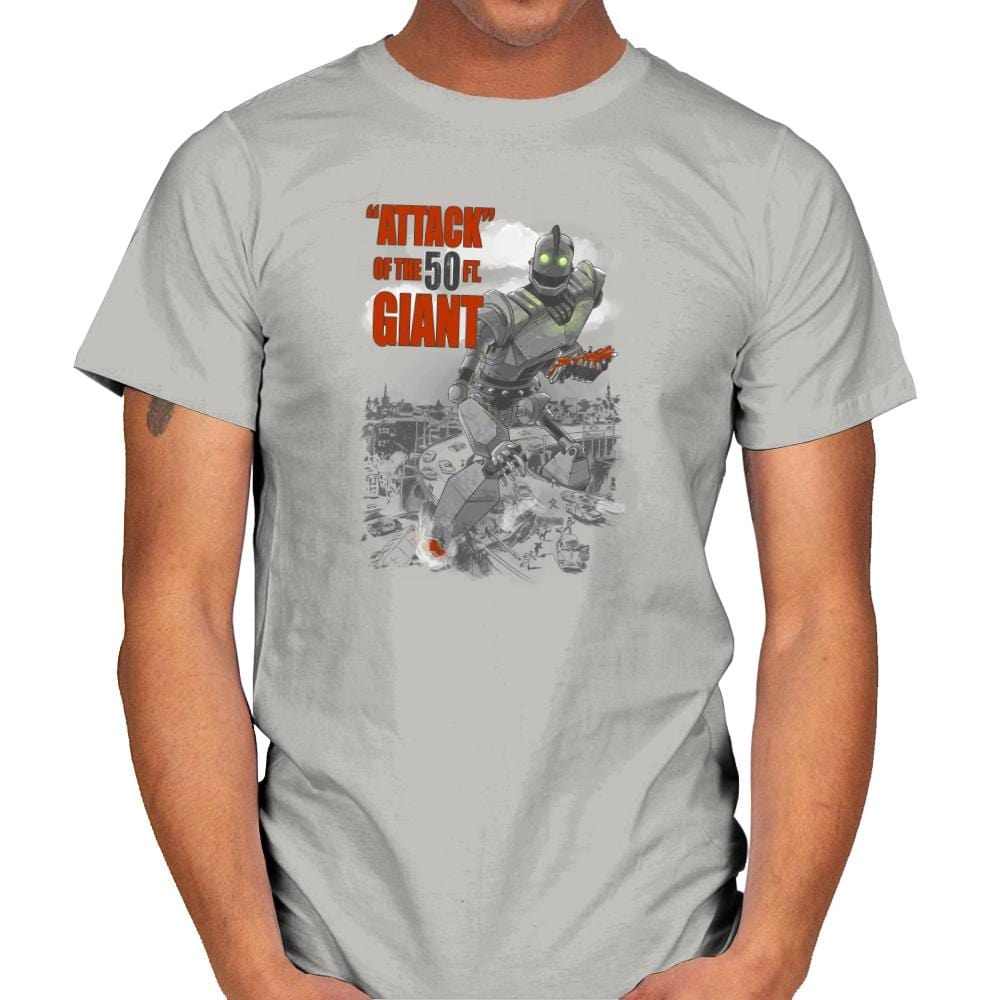 "Attack" of the 50 ft Giant Exclusive - Mens T-Shirts RIPT Apparel Small / Ice Grey