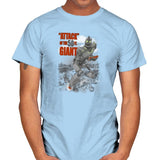 "Attack" of the 50 ft Giant Exclusive - Mens T-Shirts RIPT Apparel Small / Light Blue